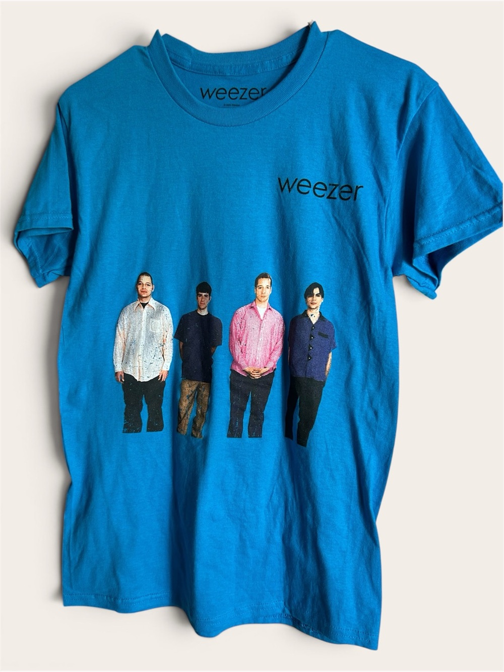 Weezer Blue Album T Shirt Size  Adult Size Small